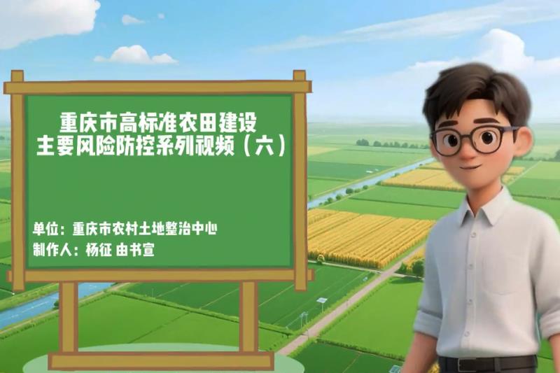 重庆市高标准农田建设主要风险防控系列视频（六）